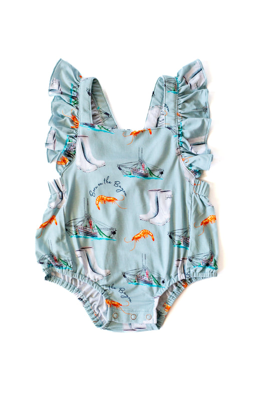 Born on the Bayou Bubble Romper