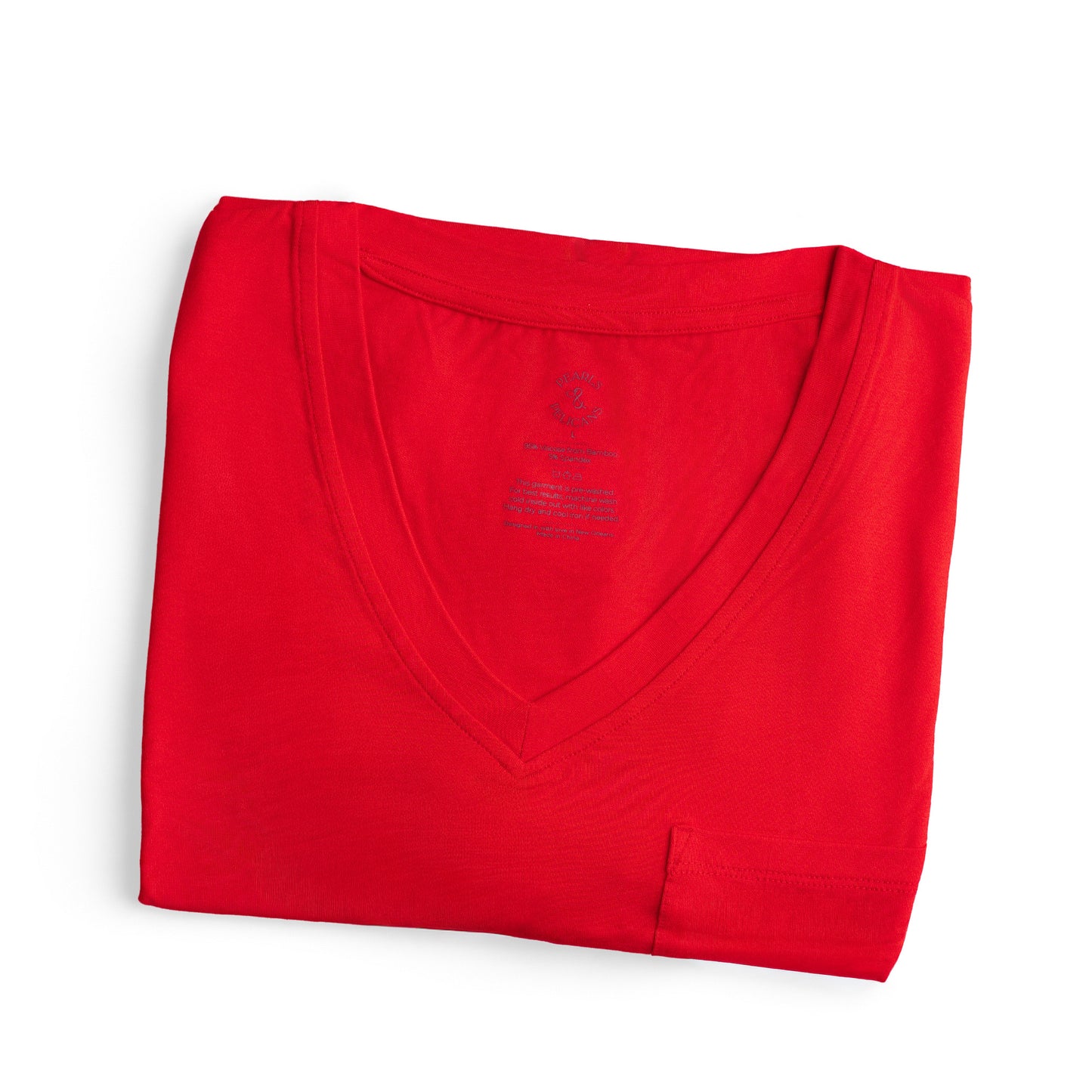 Women’s Red Pocket Tee