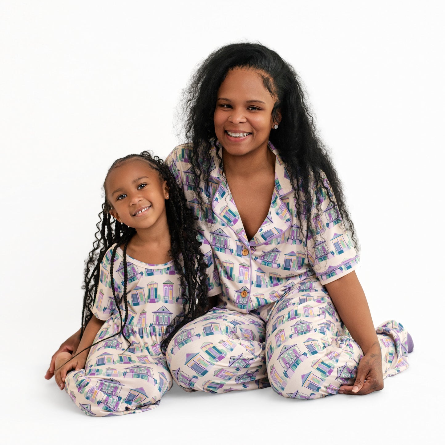 Home Sweet Nola Purple Women's Pajama Set