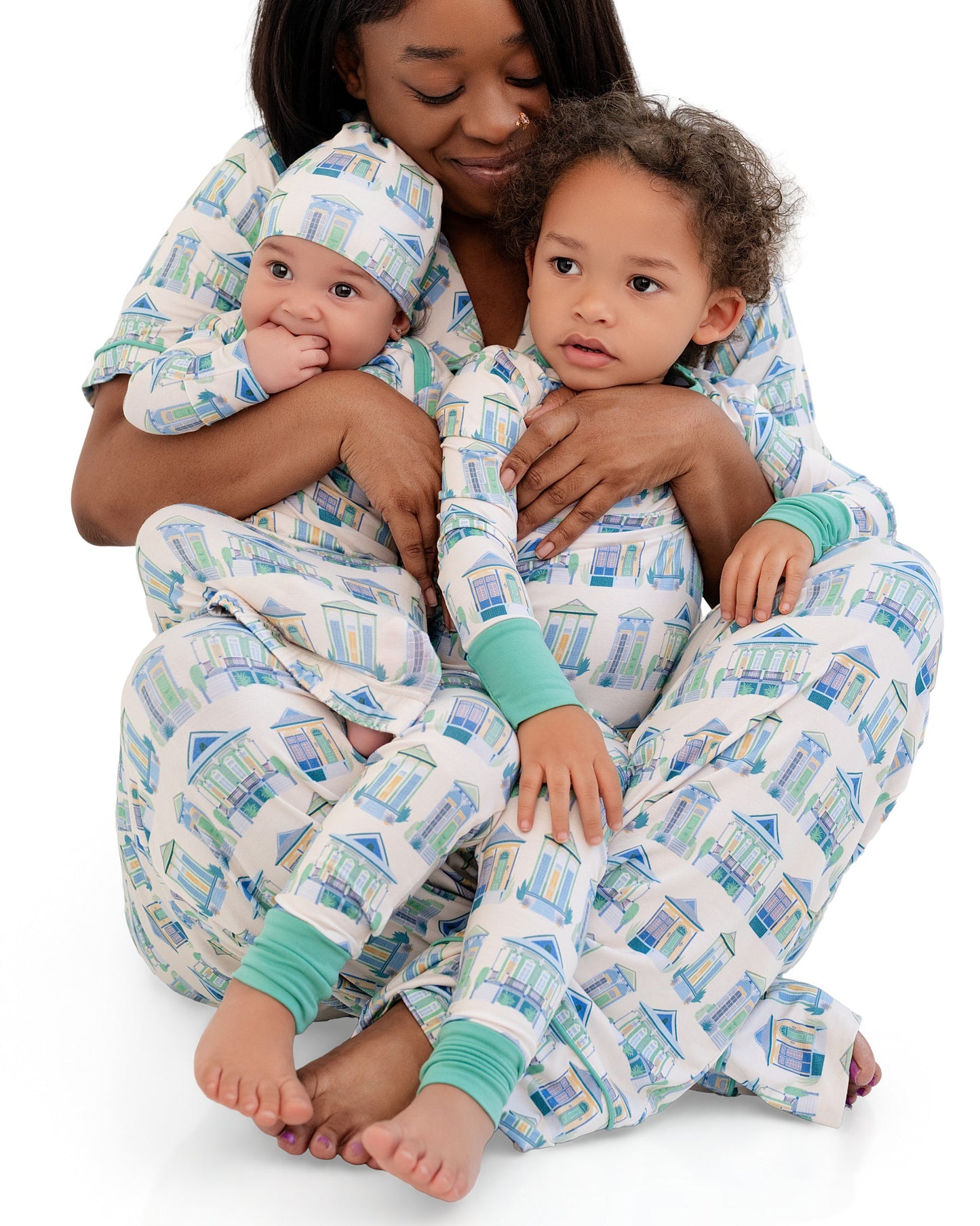 Home Sweet Nola Green Two-Piece Long Set