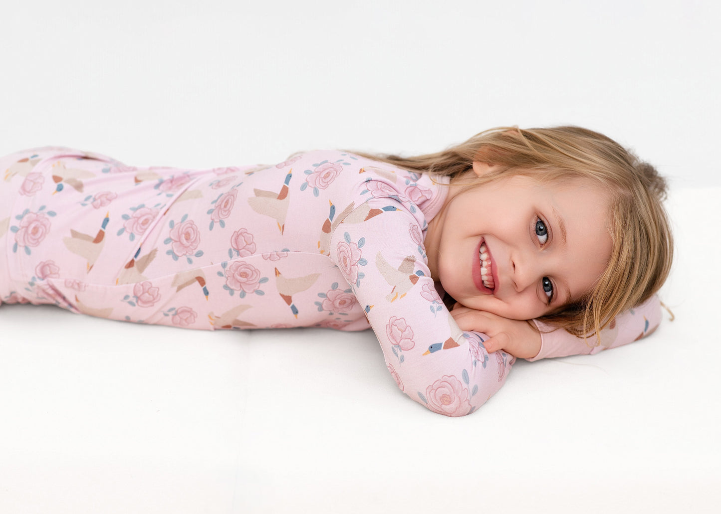 Mallards in Bloom Two-Piece Long Set