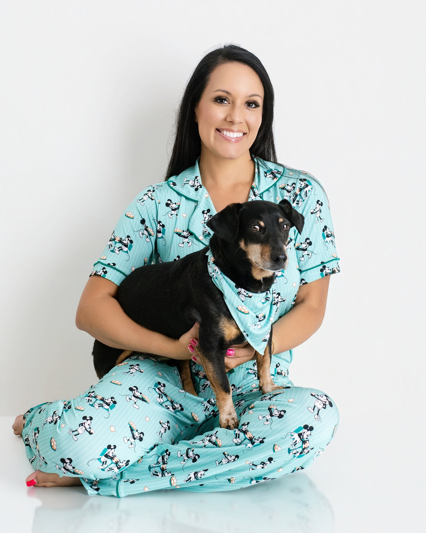 Powdered Sugar Pals Women's Short-Sleeve Shirt and Pants Set