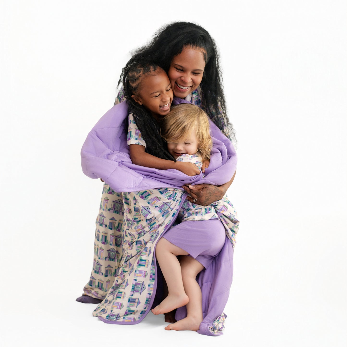 Home Sweet Nola Large Throw Quilt Blanket